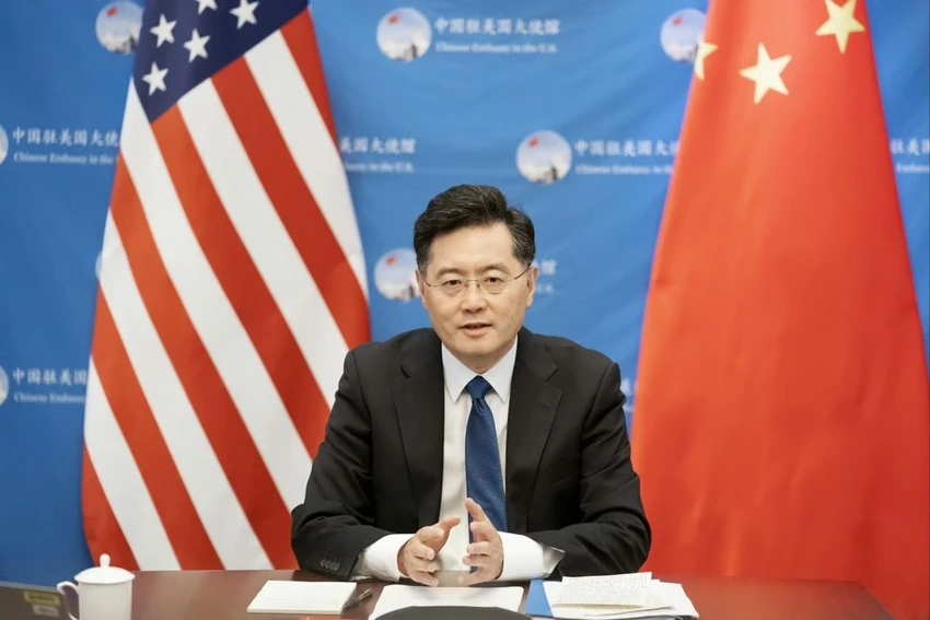 Tân Bộ trưởng Ngoại giao TQ Tần Cương. Ảnh: XINHUA Tân Bộ trưởng Ngoại giao TQ Tần Cương. Ảnh: XINHUA
