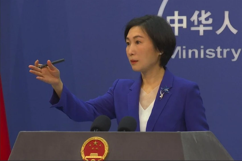 Người phát ngôn Bộ Ngoại giao Trung Quốc Mao Ninh. Ảnh: Liu Zheng/AP Người phát ngôn Bộ Ngoại giao Trung Quốc Mao Ninh. Ảnh: Liu Zheng/AP