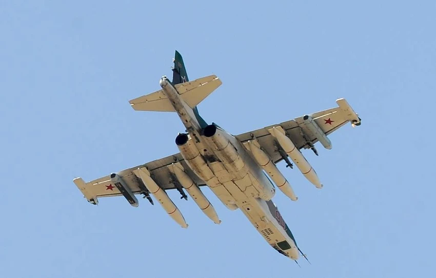 May bay Su-25 của Nga. Ảnh: Maxim Romanov/TASS May bay Su-25 của Nga. Ảnh: Maxim Romanov/TASS