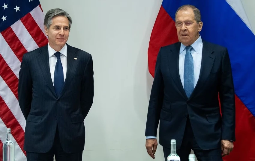 Ngoại trưởng Mỹ Antony Blinken (trái) và Ngoại trưởng Nga Nga Sergey Lavrov trong một cuộc gặp tại Iceland vào năm 2021. Ảnh: Saul Loeb/POOL/REUTERS Ngoại trưởng Mỹ Antony Blinken (trái) và Ngoại trưởng Nga Nga Sergey Lavrov trong một cuộc gặp tại Iceland vào năm 2021. Ảnh: Saul Loeb/POOL/REUTERS