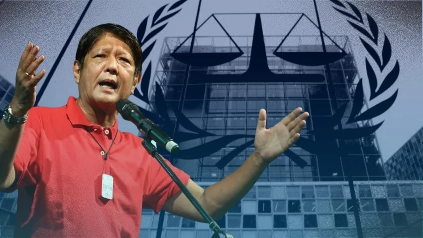 Tổng thống Marcos tuyên bố cắt đứt mọi liên lạc, giao tiếp với ICC. Ảnh: DAILY INQUIRER Tổng thống Marcos tuyên bố cắt đứt mọi liên lạc, giao tiếp với ICC. Ảnh: DAILY INQUIRER