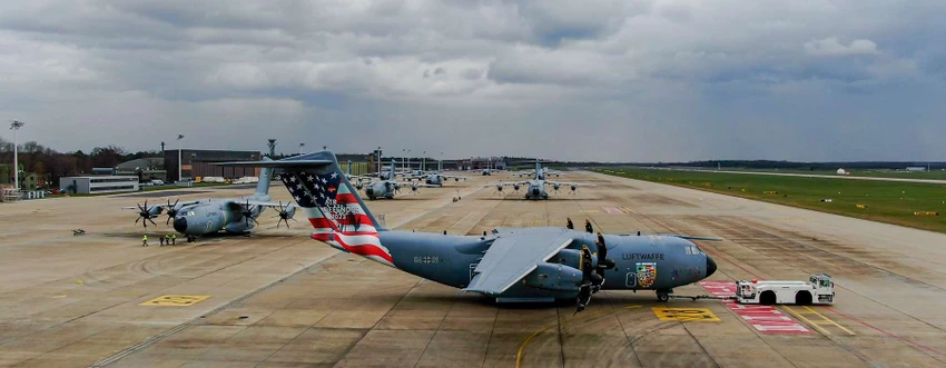 NATO dự kiến tổ chức cuộc tập trận không quân lớn nhất mang tên “Air Defender 23”. Ảnh: Johannes Heyn/BUNDESWEHR NATO dự kiến tổ chức cuộc tập trận không quân lớn nhất mang tên “Air Defender 23”. Ảnh: Johannes Heyn/BUNDESWEHR
