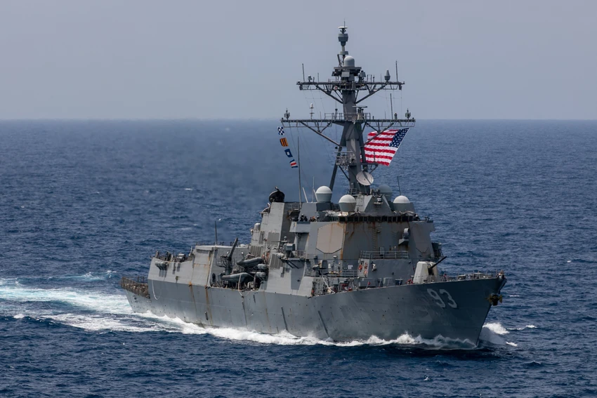 Tàu khu trục tên lửa dẫn đường lớp Arleigh Burke USS Chung-Hoon (DDG 93). Ảnh: HẢI QUÂN MỸ Tàu khu trục tên lửa dẫn đường lớp Arleigh Burke USS Chung-Hoon (DDG 93). Ảnh: HẢI QUÂN MỸ