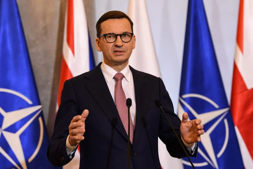 Thủ tướng Ba Lan Mateus Morawiecki. Ảnh: REUTERS
