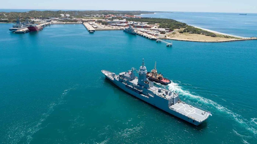 Căn cứ hải quân HMAS Stirling nằm tại Tây Úc. Ảnh: BỘ QUỐC PHÒNG ÚC Căn cứ hải quân HMAS Stirling nằm tại Tây Úc. Ảnh: BỘ QUỐC PHÒNG ÚC