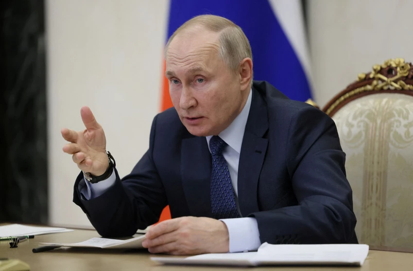 Tổng thống Nga Vladimir Putin trong một cuộc họp trực tuyến vào tháng 12-2022. Ảnh: Mikhail Metzel/SPUTNIK Tổng thống Nga Vladimir Putin trong một cuộc họp trực tuyến vào tháng 12-2022. Ảnh: Mikhail Metzel/SPUTNIK