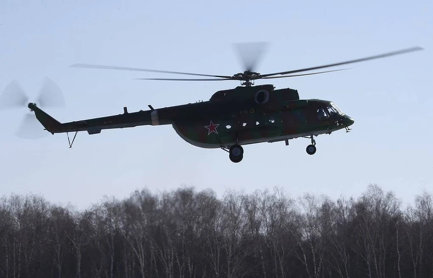 Trực thăng Mi-8 của Nga. Ảnh: Anton Novoderezhkin/TASS Trực thăng Mi-8 của Nga. Ảnh: Anton Novoderezhkin/TASS