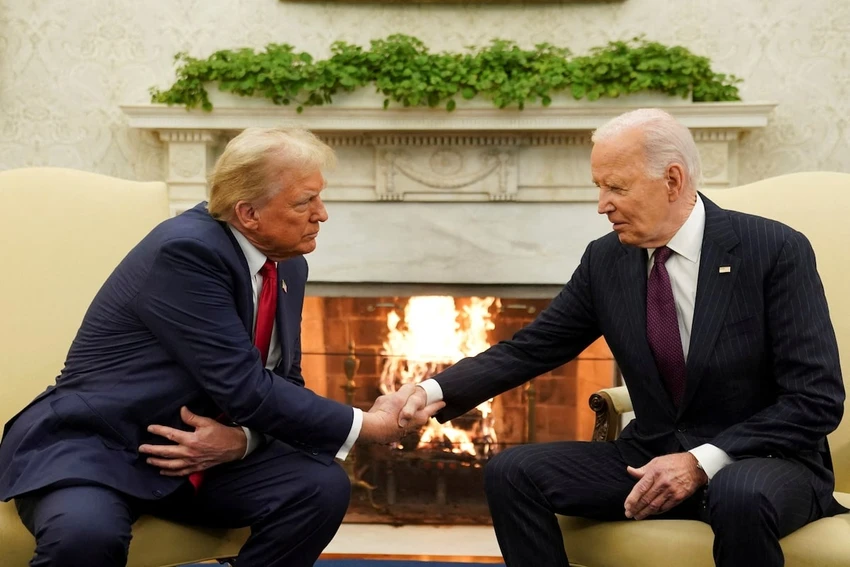 Phía ông Trump ký thoả thuận chuyển giao quyền lực với Nhà Trắng.jpg