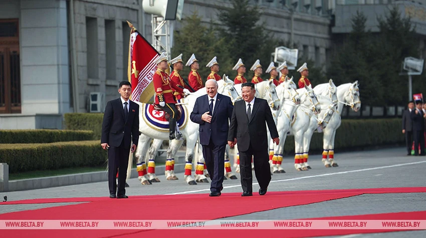 Tổng thống Belarus lần đầu tiên công du Triều Tiên.jpg
