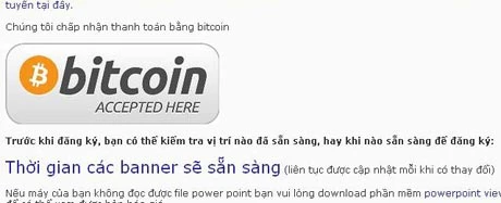 Cho đến nay, đây là công ty đầu tiên ở Việt Nam tuyên bố chấp nhận thanh toán bằng Bitcoin. bitcoin-1-7143-1389170580.jpg