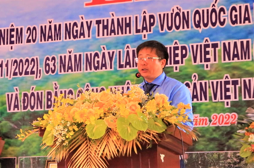 Ông Vương Đức Hòa, Giám đốc Ban quản lý Vườn Quốc gia Bù Gia Mập. Ảnh VÕ THƠ Ông Vương Đức Hòa, Giám đốc Ban quản lý Vườn Quốc gia Bù Gia Mập. Ảnh VÕ THƠ