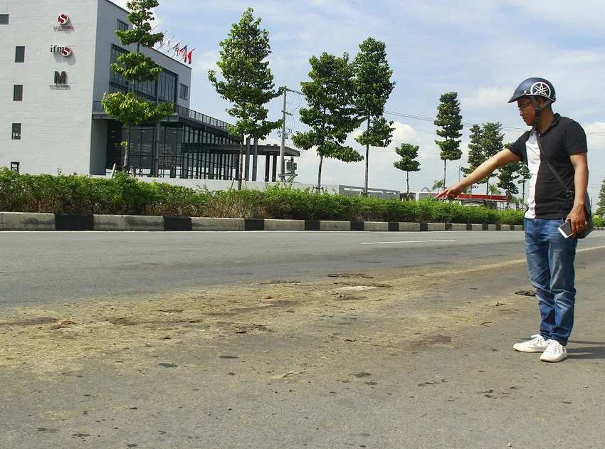 ‘Hôi’ thịt trâu chết ngay giữa đường ảnh 2 ‘Hôi’ thịt trâu chết ngay giữa đường ảnh 2