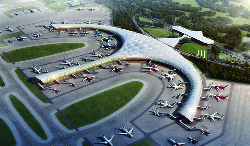 Lấy ý kiến về thiết kế sân bay Long Thành tại Đồng Nai ảnh 1 Một trong những đồ án thiết kế sân bay quốc tế Long Thành.