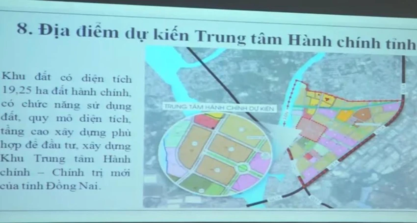 Địa điểm dự kiến xây dựng Trung tâm hành chính tỉnh Đồng Nai tại KCN Biên Hòa 1 sau khi khu đất này chuyển đổi công năng. Ảnh: VH. Địa điểm dự kiến xây dựng Trung tâm hành chính tỉnh Đồng Nai tại KCN Biên Hòa 1 sau khi khu đất này chuyển đổi công năng. Ảnh: VH.