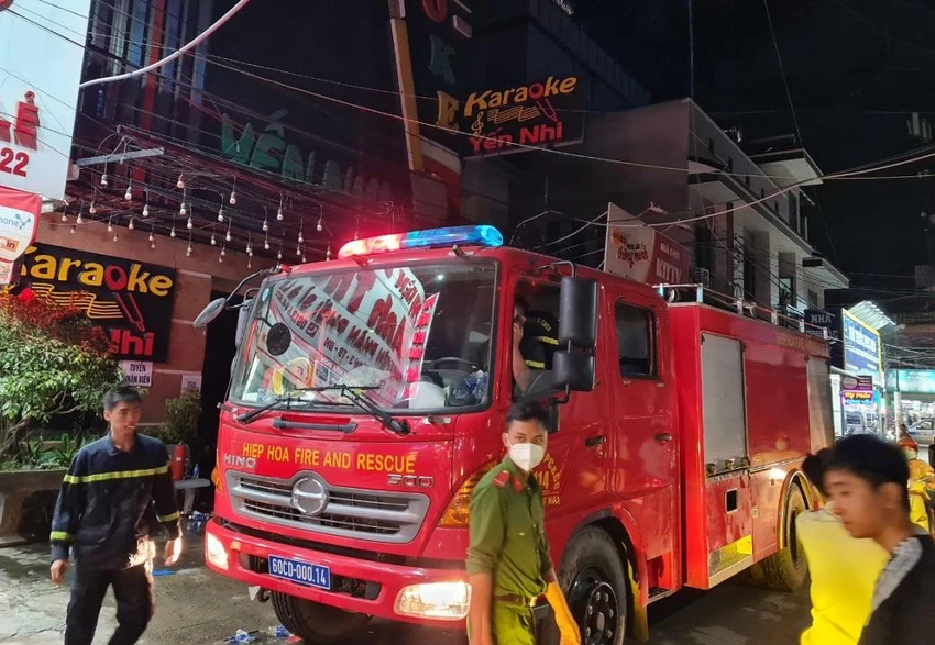 Rất may vụ cháy không thiệt hại về người. Ảnh: VH. Rất may vụ cháy không thiệt hại về người. Ảnh: VH.