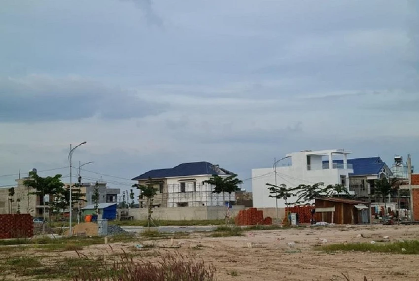 Một góc khu tái định cư Lộc An- Bình Sơn. Ảnh: VH. Một góc khu tái định cư Lộc An- Bình Sơn. Ảnh: VH.