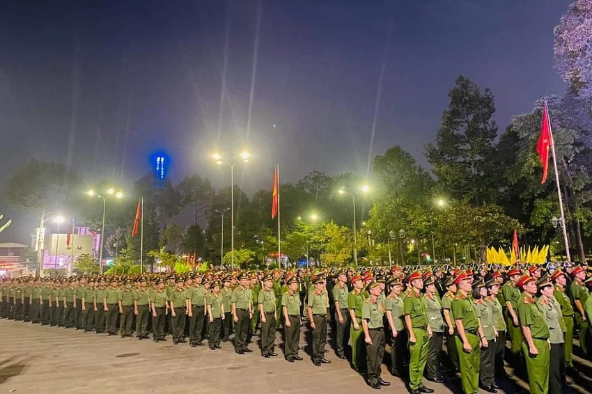 Công an Đồng Nai ra mắt Tổ công tác 161. Ảnh: VH. Công an Đồng Nai ra mắt Tổ công tác 161. Ảnh: VH.