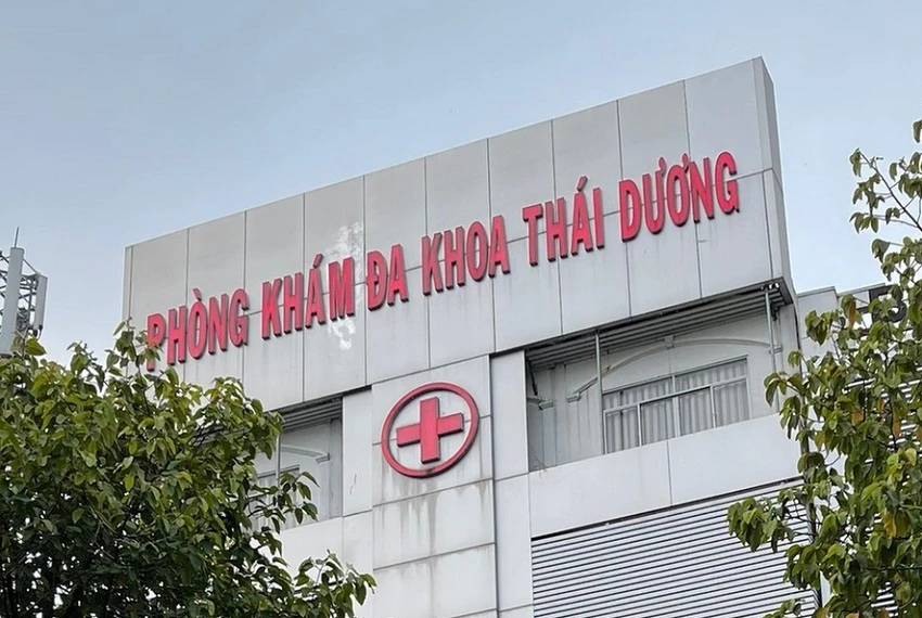 Phòng khám đa khoa Thái Dương. Ảnh: VH. Phòng khám đa khoa Thái Dương. Ảnh: VH.