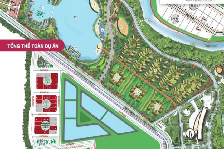 Tổng quan dự án khu dân cư và du lịch Giang Điền. Ảnh: VH. Tổng quan dự án khu dân cư và du lịch Giang Điền. Ảnh: VH.