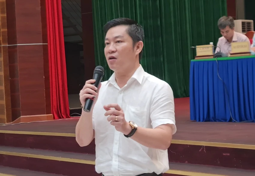 Lãnh đạo Công ty cổ phần đầu tư LDG cam kết trong năm 2023 sẽ giải chấp toàn bộ sổ đỏ đang thế chấp. Ảnh: VŨ HỘI