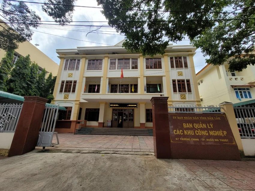 Trụ sở Ban quản lý các khu công nghiệp tỉnh Đắk Lắk.