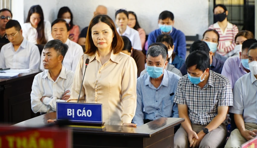 Bị cáo Ninh tại phiên xét xử. Ảnh: VŨ LONG Bị cáo Ninh tại phiên xét xử. Ảnh: VŨ LONG