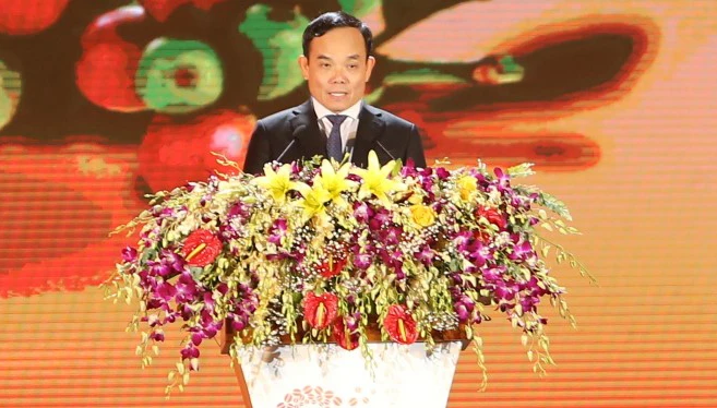 Phó thủ tướng Trần Lưu Quang phát biểu tại buổi lễ khai mạc. Ảnh: MC Phó thủ tướng Trần Lưu Quang phát biểu tại buổi lễ khai mạc. Ảnh: MC