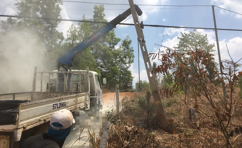 Hiện trường vụ việc. Ảnh: AX