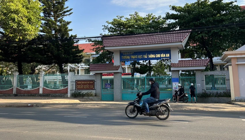 Trường THPT Chu Văn An. Ảnh: VŨ LONG Trường THPT Chu Văn An. Ảnh: VŨ LONG