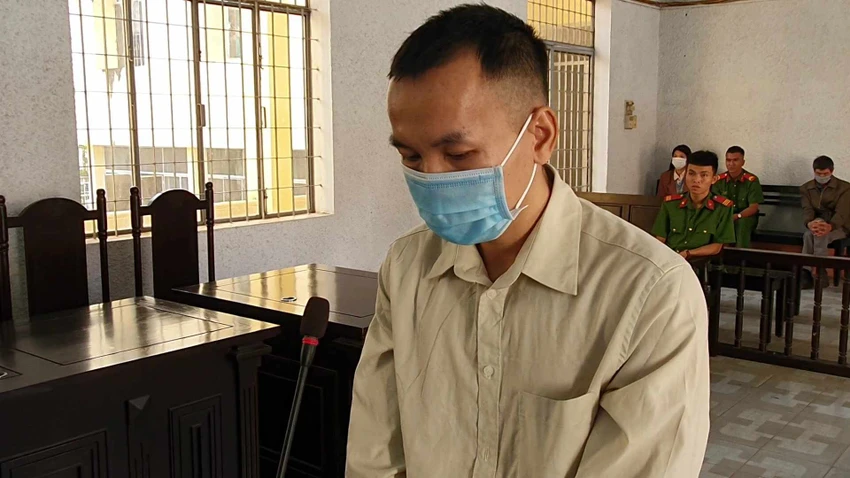 Lê Đức Thọ Trường tại phiên tòa sơ thẩm. Ảnh: SĐ Lê Đức Thọ Trường tại phiên tòa sơ thẩm. Ảnh: SĐ