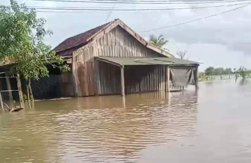 Căn nhà nơi xảy ra vụ việc. Ảnh: TA Căn nhà nơi xảy ra vụ việc. Ảnh: TA