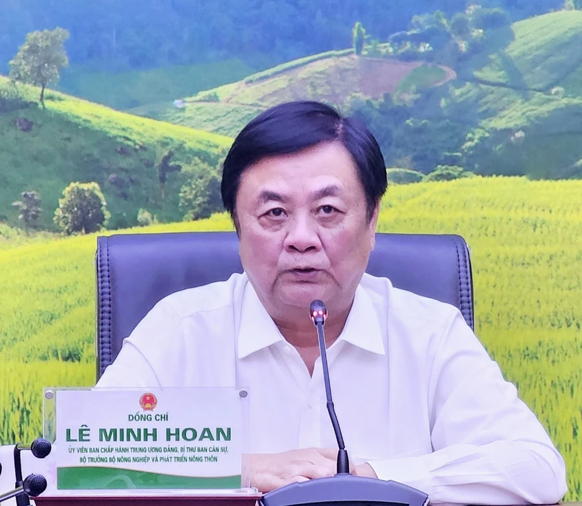 Bộ trưởng Bộ NN&amp;PTNT Lê Minh Hoan. Ảnh: MQ