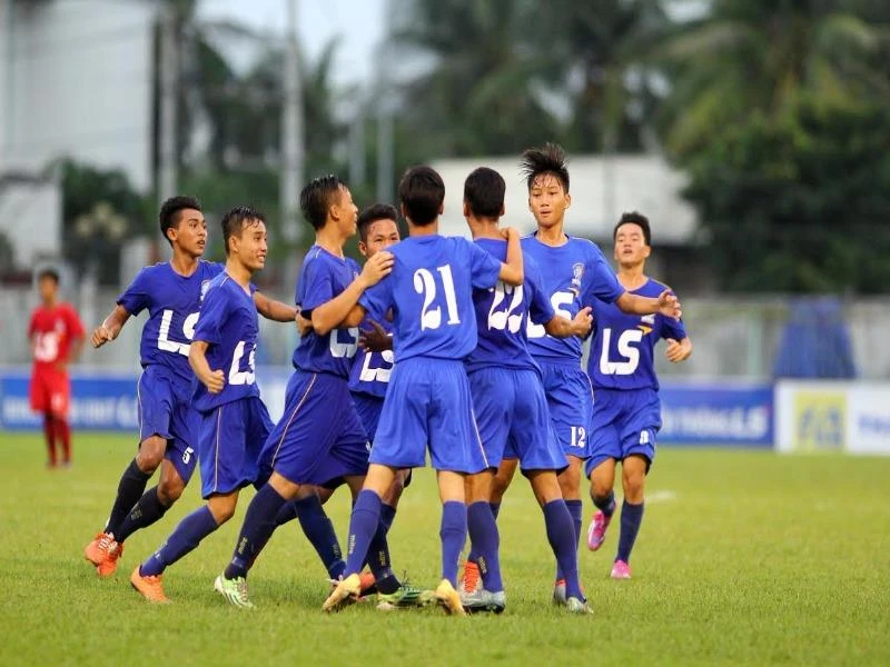 VCK U15 Quốc gia-Cúp Thái Sơn Bắc 2016: Chủ nhà ngược dòng thành công ảnh 1 Chủ nhà An Giang đã xuất sắc ngược dòng thắng 3-1