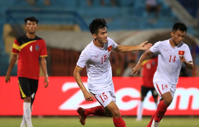 Giải U-19 Đông Nam Á: Việt Nam lên ngôi nhất bảng ảnh 1 Giải U-19 Đông Nam Á: Việt Nam lên ngôi nhất bảng ảnh 1