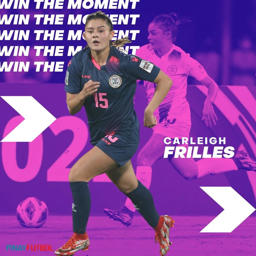 Carleigh Frilles, tay săn bàn mới, đáng sợ của tuyển Philippines. Ảnh: Inquirier. Carleigh Frilles, tay săn bàn mới, đáng sợ của tuyển Philippines. Ảnh: Inquirier.