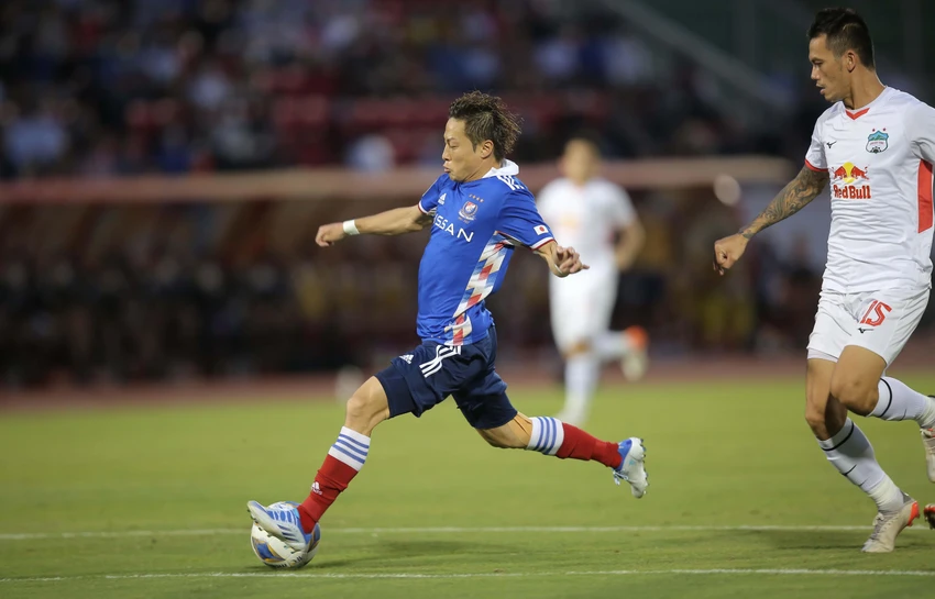 Hatanaka, tác giả bàn thắng đóng đinh chiến thắng 2-0 cho Yokohama Marinos. Ảnh: A.PHƯƠNG