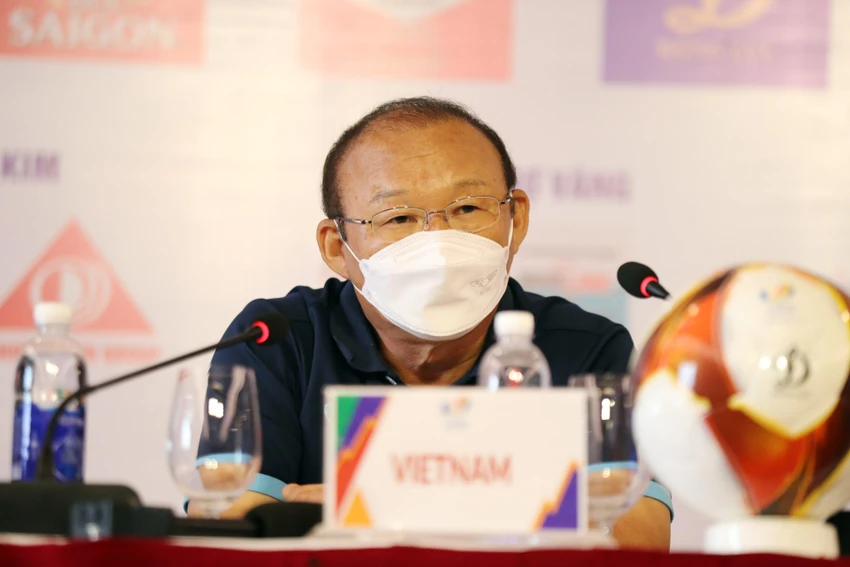 Thắng nhọc nhằn Myanmar 1-0, HLV Park Hang-seo không hài lòng cầu thủ. Ảnh: CTV