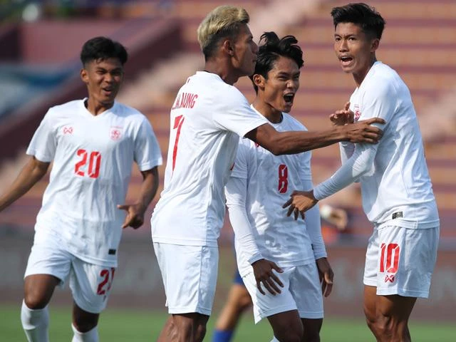 Trận thắng Philippines, Myanmar bỏ lỡ quá nhiều cơ hội. Ảnh: CTV