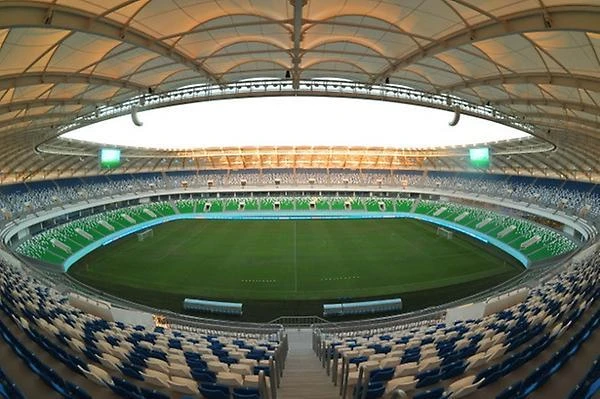 Sân Bunyodkor nơi diễn ra trận U-23 VN- U-23 Thái Lan lúc 22 giờ ngày 2-6. Ảnh: CTP Sân Bunyodkor nơi diễn ra trận U-23 VN- U-23 Thái Lan lúc 22 giờ ngày 2-6. Ảnh: CTP