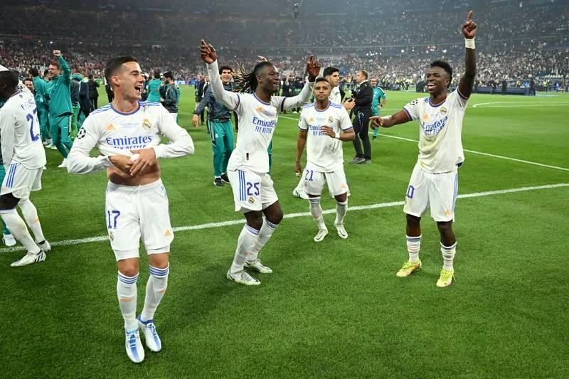 Real về nhất La Liga và Champions League. Liverpool có hai ngôi á quân (Premier League và Champions League).