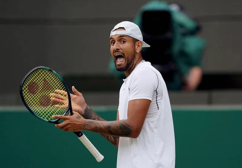 Nick Gyrgios lần đầu góp mặt ở một chung kết Grand Slam. Ảnh: Getty