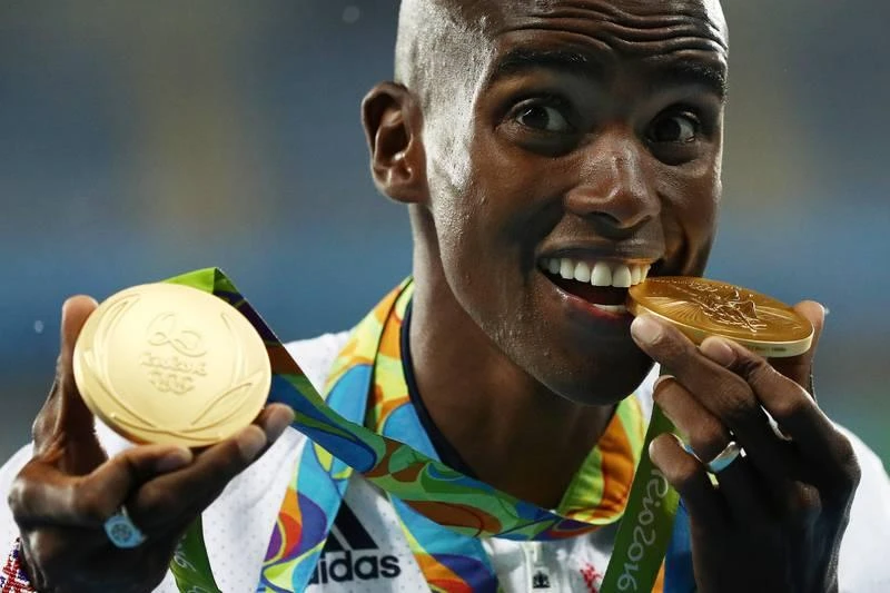Bốn tấm HCV Marathon Olympic có thời gian ngắn nhất là 12 năm (khoảng cách các kỳ Olympic), phong độ của Farah rất cao và bền. Ảnh: Getty Bốn tấm HCV Marathon Olympic có thời gian ngắn nhất là 12 năm (khoảng cách các kỳ Olympic), phong độ của Farah rất cao và bền. Ảnh: Getty