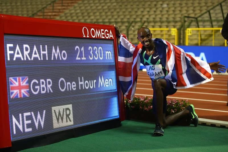 Kỷ lục gia thế giới marathon- Mo Farah. Ảnh: Getty Kỷ lục gia thế giới marathon- Mo Farah. Ảnh: Getty