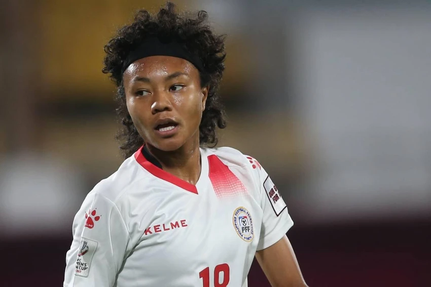 Sarina Bolden, tay săn bàn mà Philippines trông chờ "đốt lưới" Kim Thanh tối nay. Ảnh: CTP Sarina Bolden, tay săn bàn mà Philippines trông chờ "đốt lưới" Kim Thanh tối nay. Ảnh: CTP