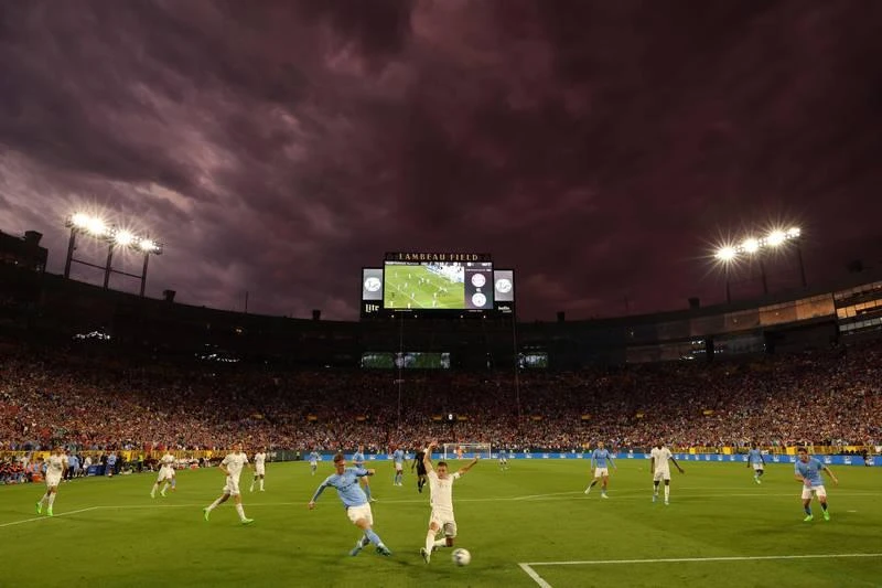 Xem Haaland ghi bàn đầu tiên trong màu áo Man City ảnh 4