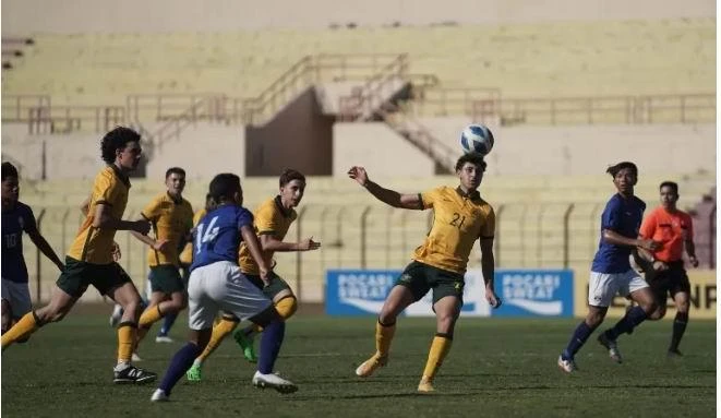...Nhưng "chuột túi Úc" đã bị Campuchia "bắn hạ" 4-2 thì thật khó tin. Ảnh: CTP ...Nhưng "chuột túi Úc" đã bị Campuchia "bắn hạ" 4-2 thì thật khó tin. Ảnh: CTP