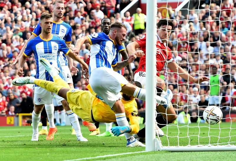 Những De Gea, Harry Maguire vất vả quá. Thủ môn Robert Sanchez ăn mừng bàn thắng thứ hai của Brighton. "Mười khó" vẫn tiếp tục gặp khó với MU mùa này? Bàn danh dự của MU cũng nhờ Alexis đá phản lưới nhà. Những De Gea, Harry Maguire vất vả quá. Thủ môn Robert Sanchez ăn mừng bàn thắng thứ hai của Brighton. "Mười khó" vẫn tiếp tục gặp khó với MU mùa này? Bàn danh dự của MU cũng nhờ Alexis đá phản lưới nhà.