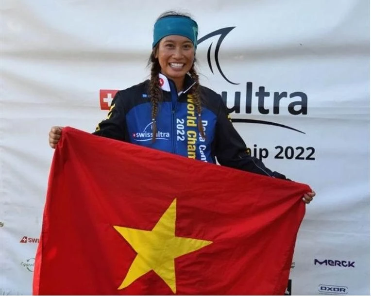 Vũ Phương Thanh, 32 tuổi, vô địch giải đấu khốc liệt và nghiệt ngã. Ảnh: SwissUltra. Vũ Phương Thanh, 32 tuổi, vô địch giải đấu khốc liệt và nghiệt ngã. Ảnh: SwissUltra.