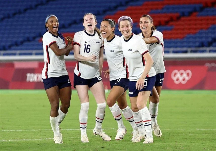 Ra quân trận đầu bảng E, các cô gái vàng VN gặp ngay "núi lớn", nhà vô địch World Cup - Mỹ ngày 22-7. Ảnh: Getty Ra quân trận đầu bảng E, các cô gái vàng VN gặp ngay "núi lớn", nhà vô địch World Cup - Mỹ ngày 22-7. Ảnh: Getty