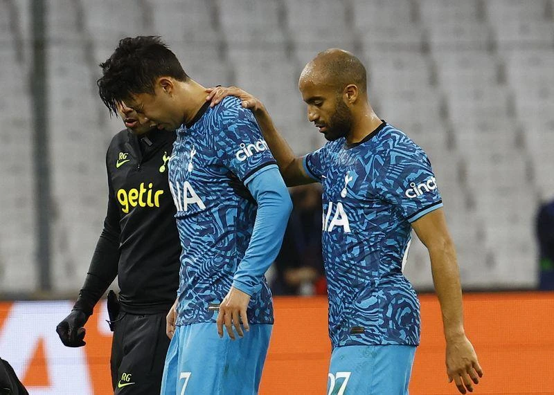 Son Heung-min bị nứt xương mắt đã hồi phục tốt. Ảnh: Getty Son-Heung-min